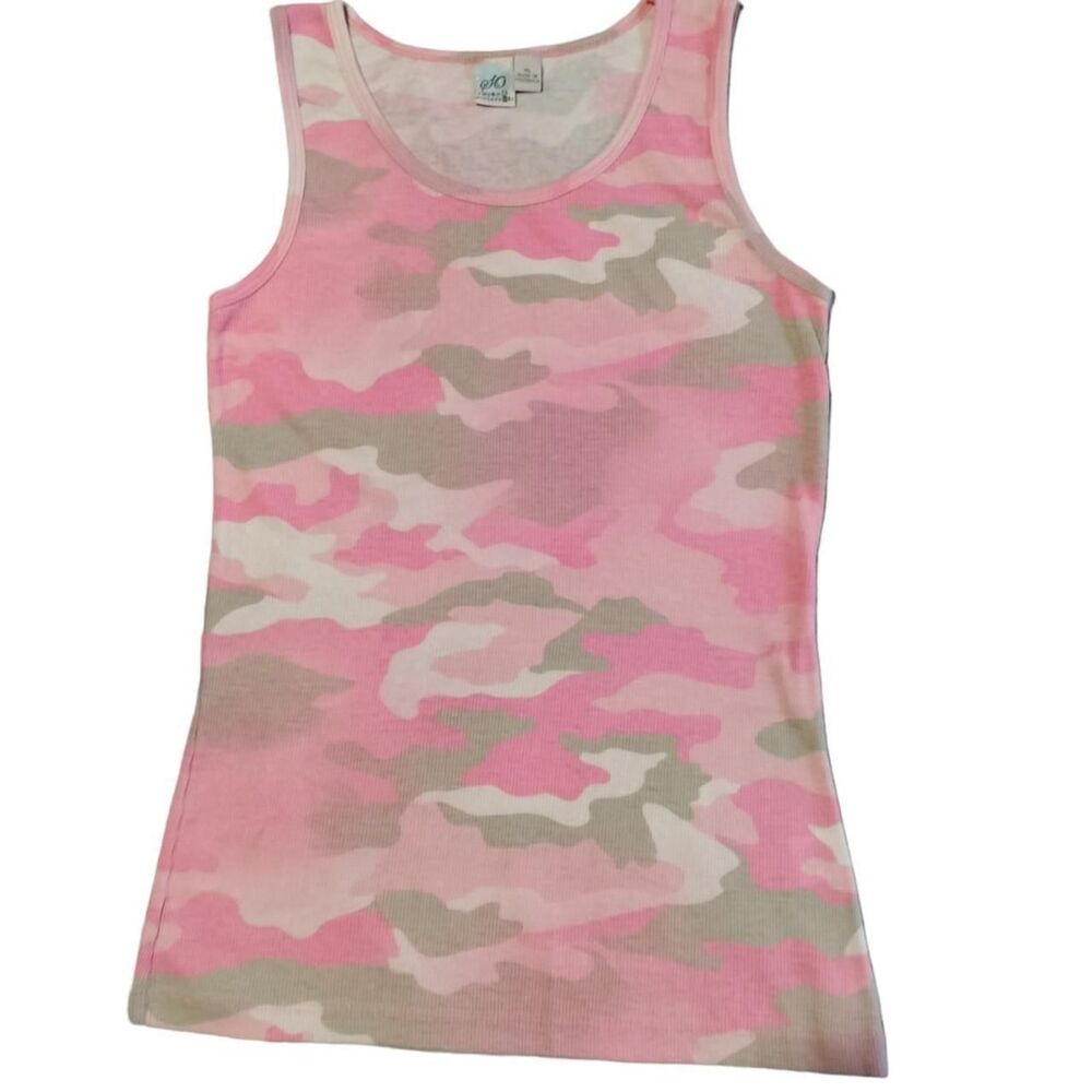 Y2K Pink Camo Tank top